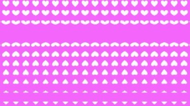 Kalp şekli dalga animasyon grafikleri