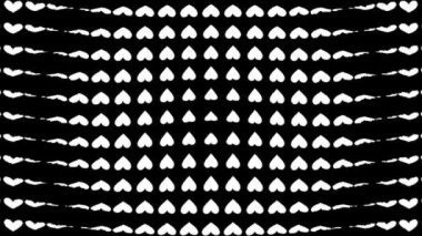 Kalp şekli dalga animasyon grafikleri