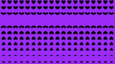 Kalp şekli dalga animasyon grafikleri