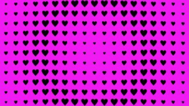 Kalp şekli dalga animasyon grafikleri