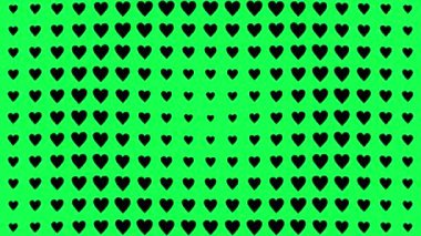 Kalp şekli dalga animasyon grafikleri