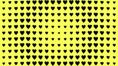 Kalp şekli dalga animasyon grafikleri