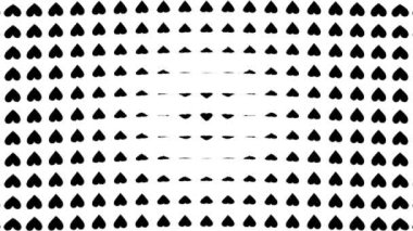 Kalp şekli dalga animasyon grafikleri