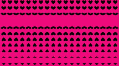 Kalp şekli dalga animasyon grafikleri