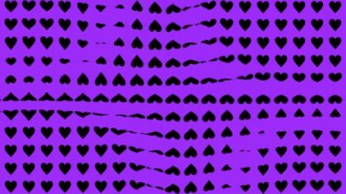 Kalp şekli dalga animasyon grafikleri