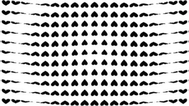 Kalp şekli dalga animasyon grafikleri