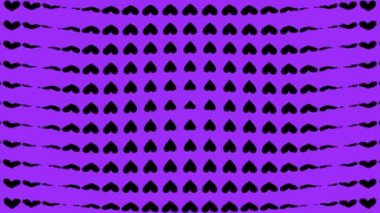 Kalp şekli dalga animasyon grafikleri