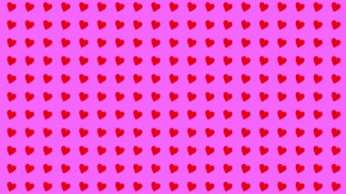 Kalp şekli dalga animasyon grafikleri