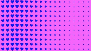 Kalp şekli dalga animasyon grafikleri