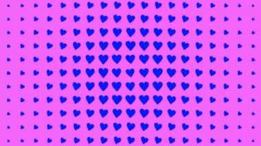 Kalp şekli dalga animasyon grafikleri