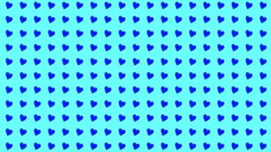 Kalp şekli dalga animasyon grafikleri