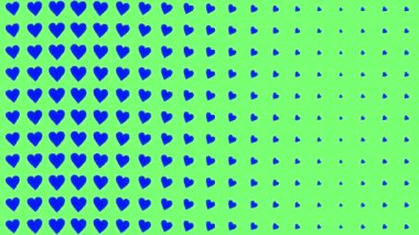 Kalp şekli dalga animasyon grafikleri