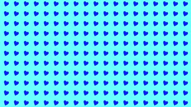 Форма Серця Рухома Хвиля Анімація Рух Графіка — стокове відео