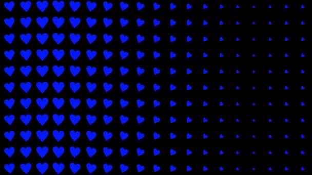 Forma Del Corazón Animación Ondas Movimiento Gráficos Movimiento — Vídeos de Stock