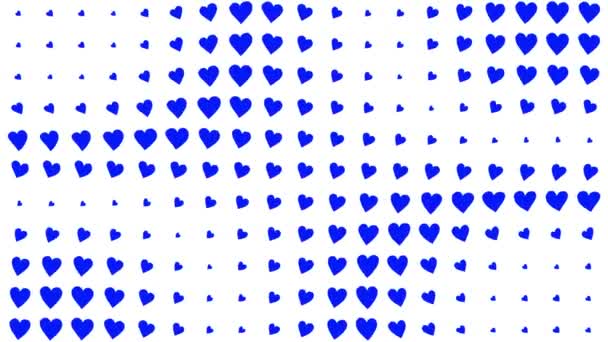 Heart Shape Moving Wave Animation Motion Graphics — Vídeo de Stock