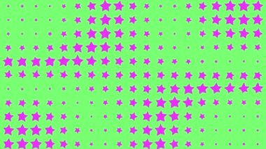 Yıldız şekli dalga hareketli animasyon grafikleri