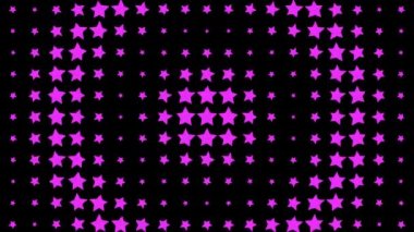 Yıldız şekli dalga hareketli animasyon grafikleri