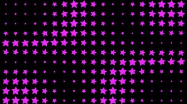 Yıldız şekli dalga hareketli animasyon grafikleri