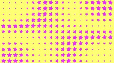 Yıldız şekli dalga hareketli animasyon grafikleri