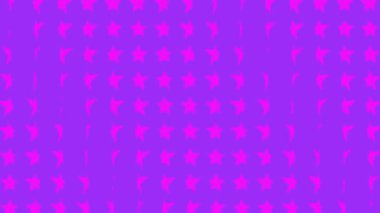 Yıldız şekli dalga hareketli animasyon grafikleri