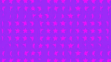 Yıldız şekli dalga hareketli animasyon grafikleri