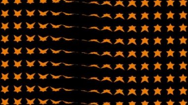 Yıldız şekli dalga hareketli animasyon grafikleri