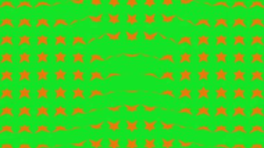 Yıldız şekli dalga hareketli animasyon grafikleri