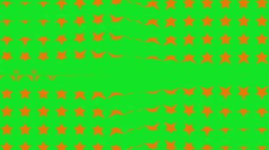 Yıldız şekli dalga hareketli animasyon grafikleri