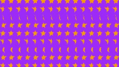 Yıldız şekli dalga hareketli animasyon grafikleri