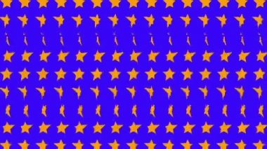 Yıldız şekli dalga hareketli animasyon grafikleri