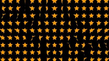 Yıldız şekli dalga hareketli animasyon grafikleri