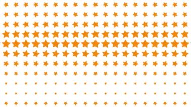 Yıldız şekli dalga hareketli animasyon grafikleri