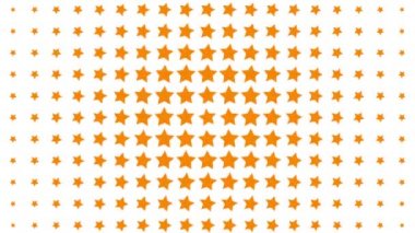 Yıldız şekli dalga hareketli animasyon grafikleri