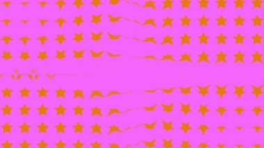 Yıldız şekli dalga hareketli animasyon grafikleri