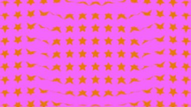 Yıldız şekli dalga hareketli animasyon grafikleri