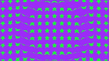 Yıldız şekli dalga hareketli animasyon grafikleri