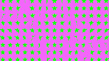 Yıldız şekli dalga hareketli animasyon grafikleri