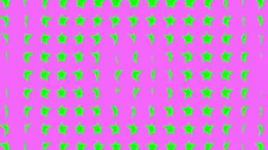 Yıldız şekli dalga hareketli animasyon grafikleri