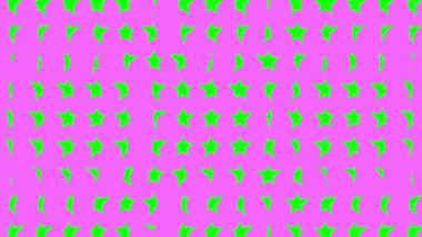 Yıldız şekli dalga hareketli animasyon grafikleri