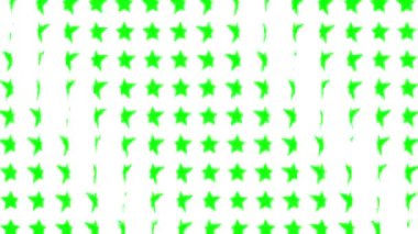 Yıldız şekli dalga hareketli animasyon grafikleri