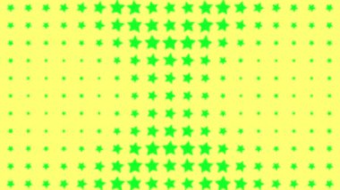 Yıldız şekli dalga hareketli animasyon grafikleri