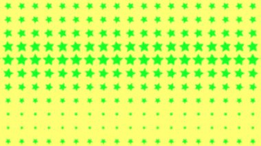 Yıldız şekli dalga hareketli animasyon grafikleri