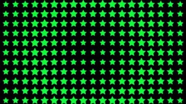 Yıldız şekli dalga hareketli animasyon grafikleri