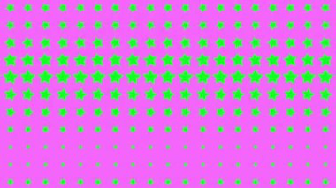 Yıldız şekli dalga hareketli animasyon grafikleri