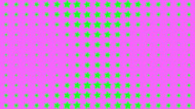 Yıldız şekli dalga hareketli animasyon grafikleri