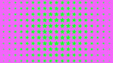 Yıldız şekli dalga hareketli animasyon grafikleri