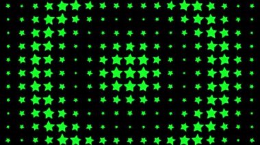 Yıldız şekli dalga hareketli animasyon grafikleri