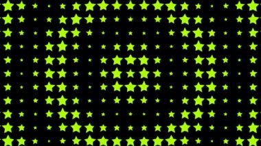 Yıldız şekli dalga hareketli animasyon grafikleri