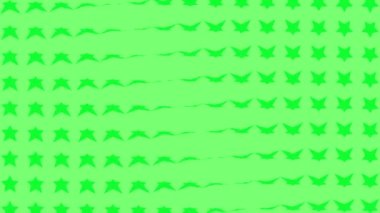 Yıldız şekli dalga hareketli animasyon grafikleri