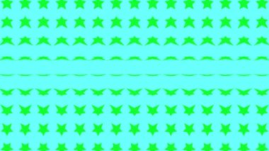 Yıldız şekli dalga hareketli animasyon grafikleri